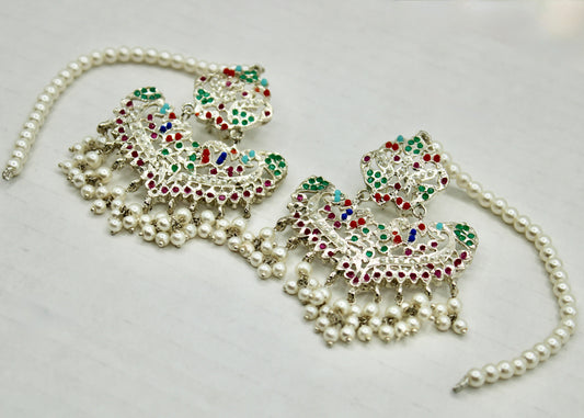 Nauratan Hyderabadi Earrings - E7032