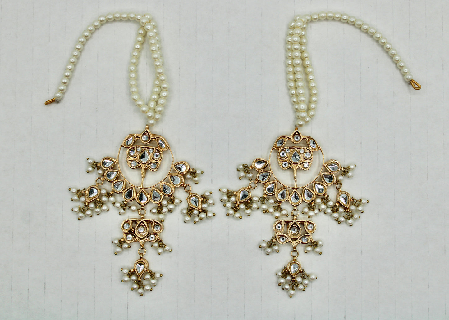 Thappa and Farshi Kundan Earrings - E7031