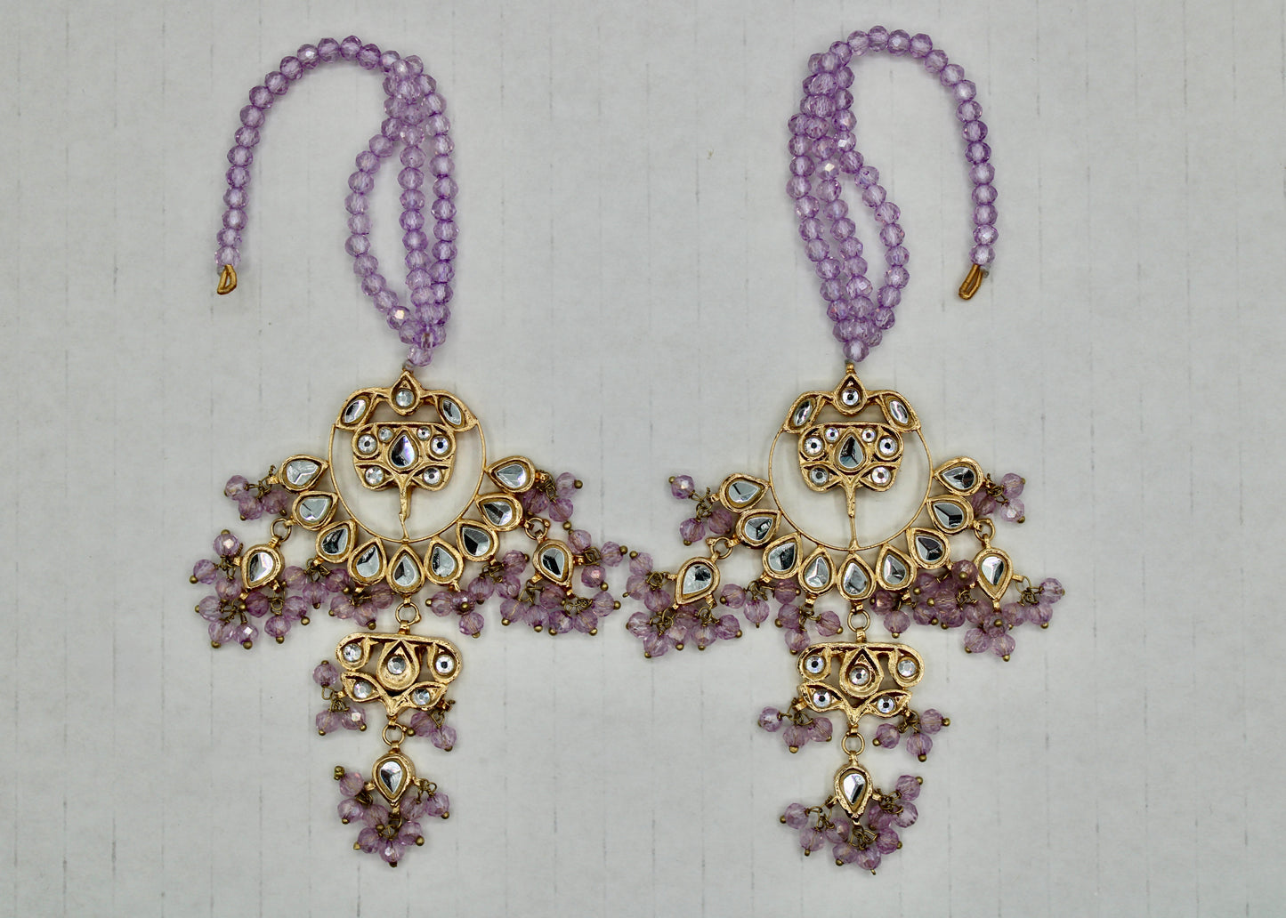 Thappa and Farshi Kundan Earrings - E7031