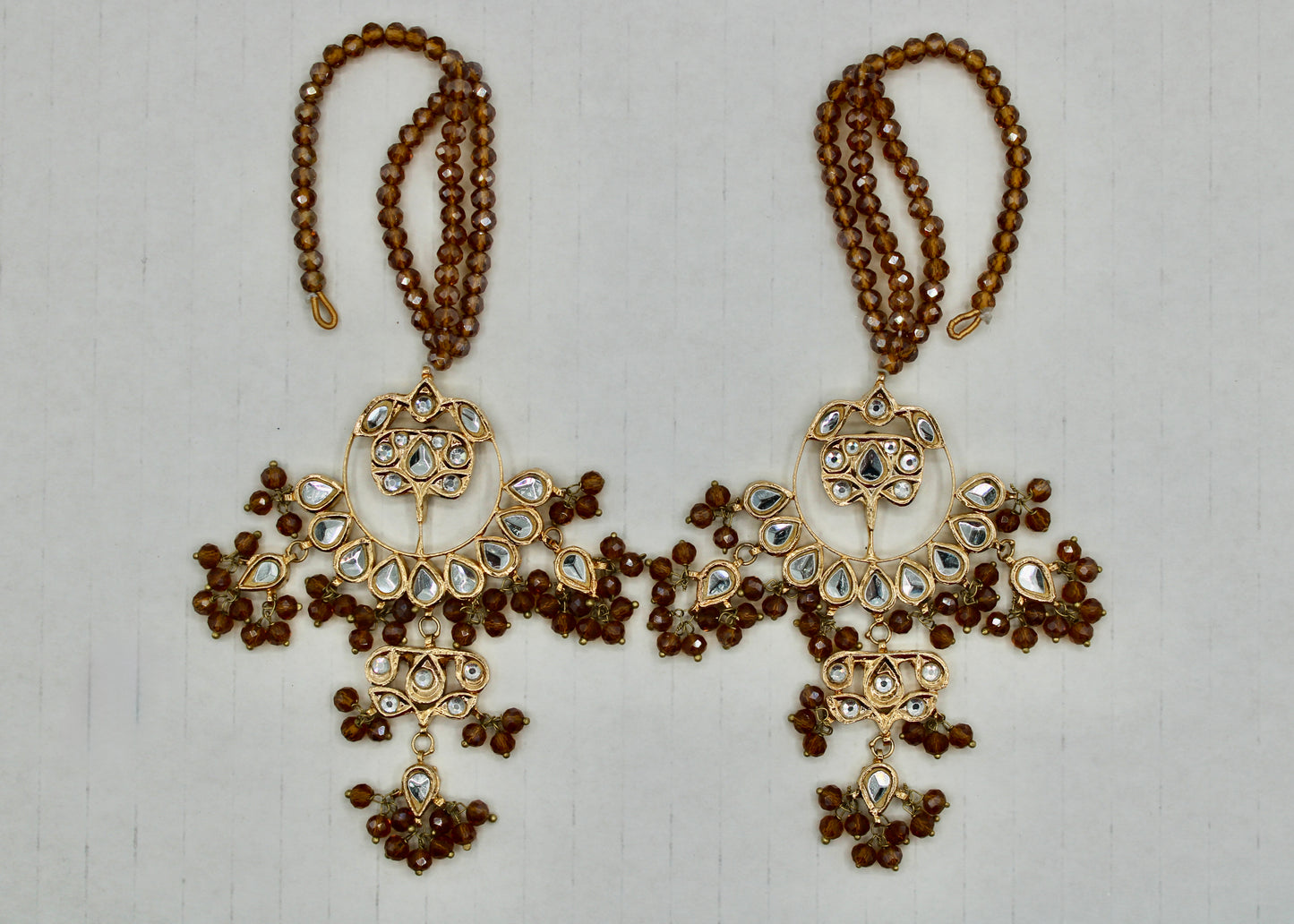 Thappa and Farshi Kundan Earrings - E7031