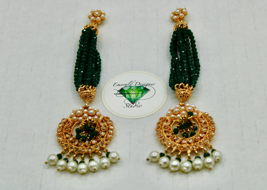 Crystal-Drop Earrings - E7029