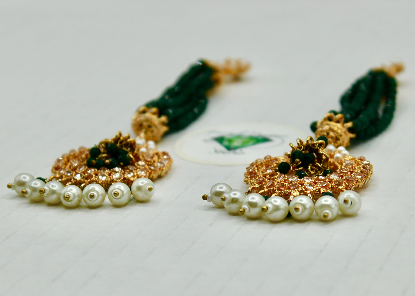 Crystal-Drop Earrings - E7029