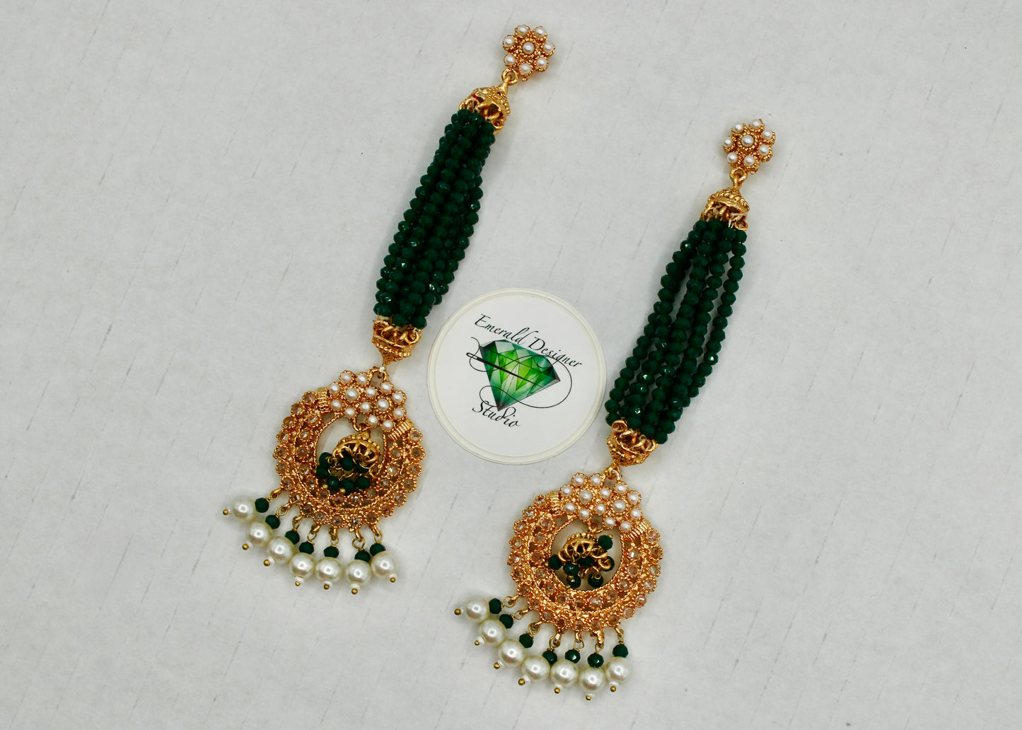 Crystal-Drop Earrings - E7029