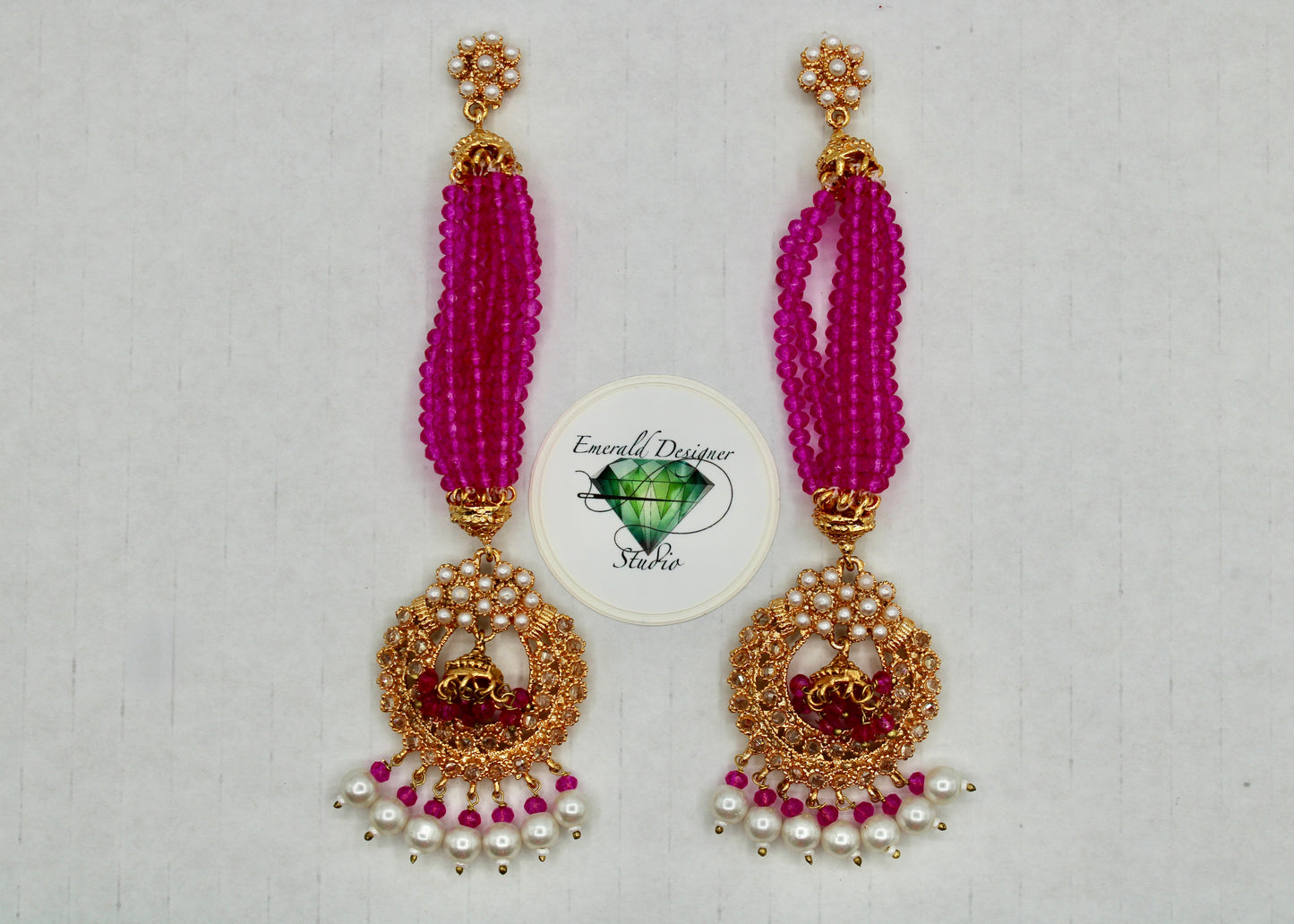 Crystal-Drop Earrings - E7029
