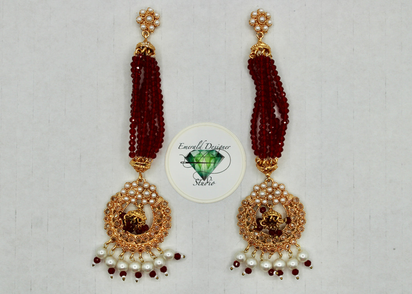 Crystal-Drop Earrings - E7029