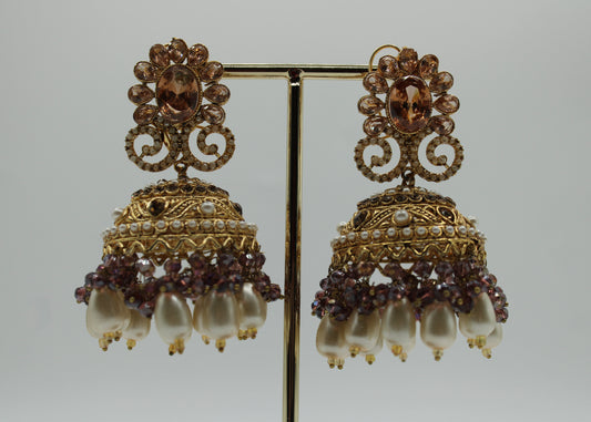 Manjoos Jhumki Set - E7027