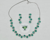 Cubic Zirconia Necklace Set - E844