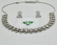 Cubic Zirconia Necklace Set - E871