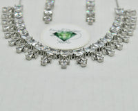 Pear-Cut Cubic Zirconia Necklace Set - E797