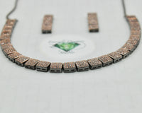 Cubic Zirconia Necklace Set - E394