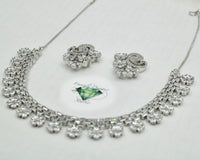 Cubic Zirconia Necklace Set - E2508