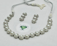 Faux Pearl Necklace Set - E796