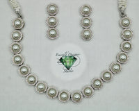 Faux Pearl Necklace Set - E796