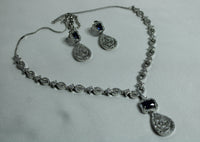 Cubic Zirconia Necklace Set - E829