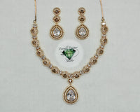 Pear-Cut Cubic Zirconia Necklace Set - E807