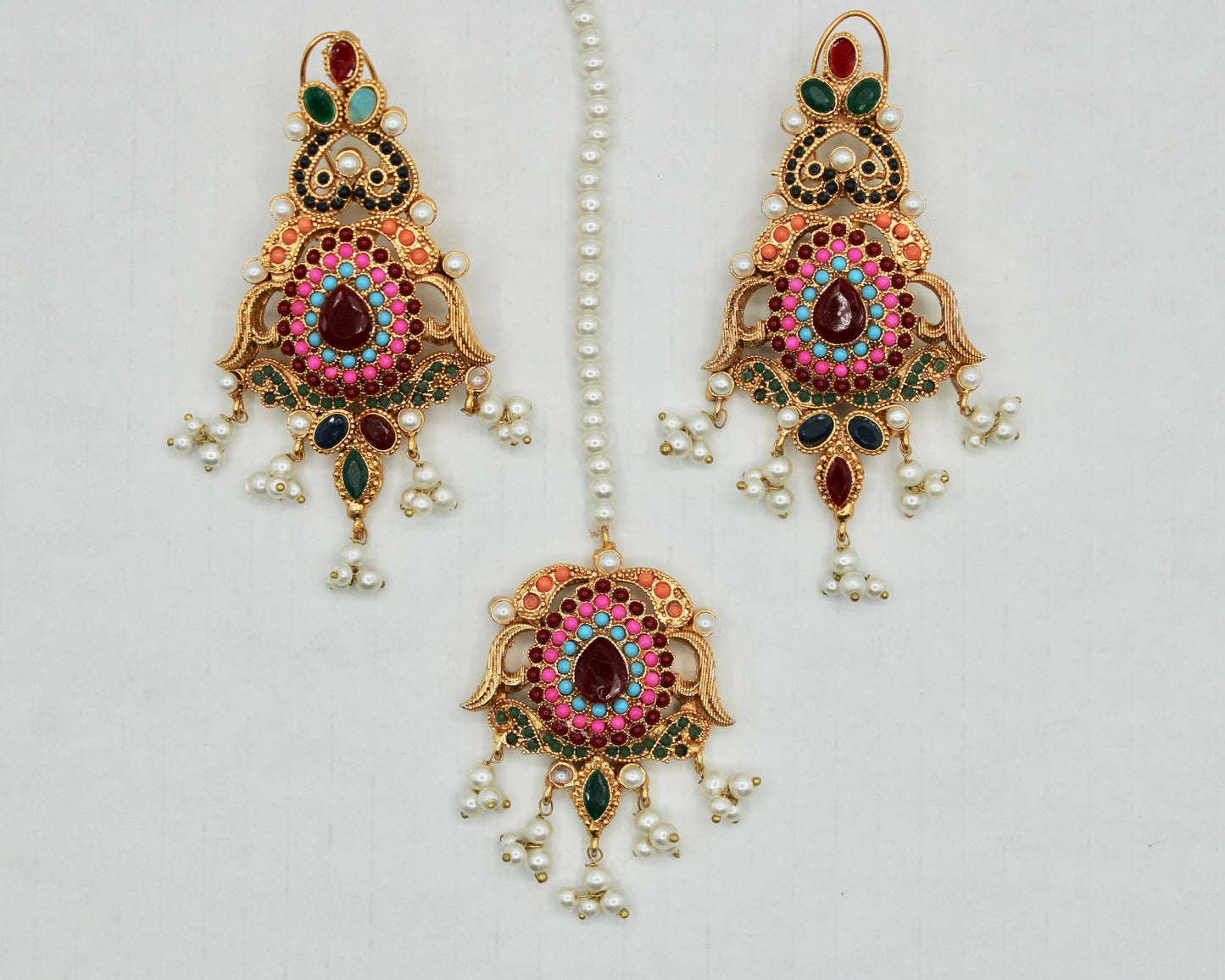 Rajwadi Teeka Set - E1329