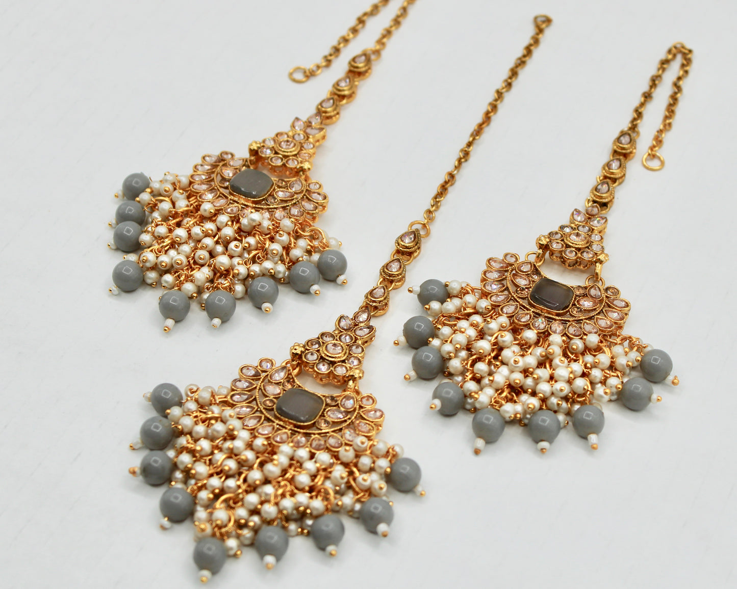 Gajra-Kundan Teeka Set - E1327
