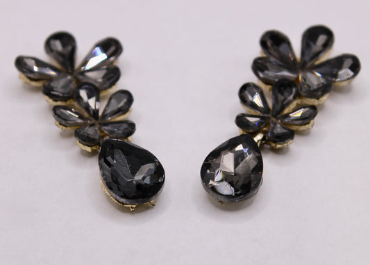 Floral Gemstone Earrings - E7087