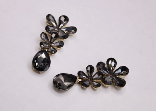 Floral Gemstone Earrings - E7087