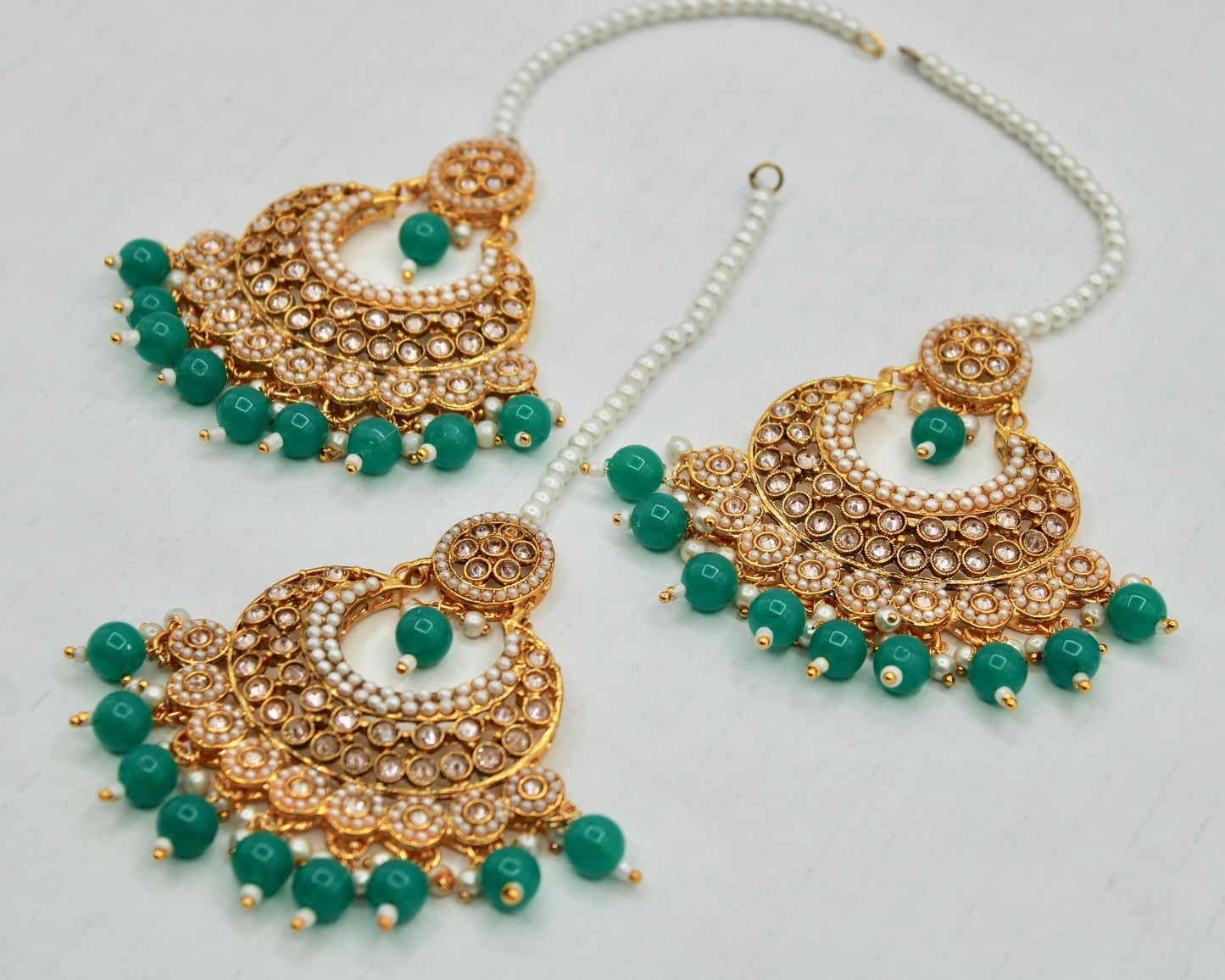 Traditional Chaand Bali Teeka Set - E3133