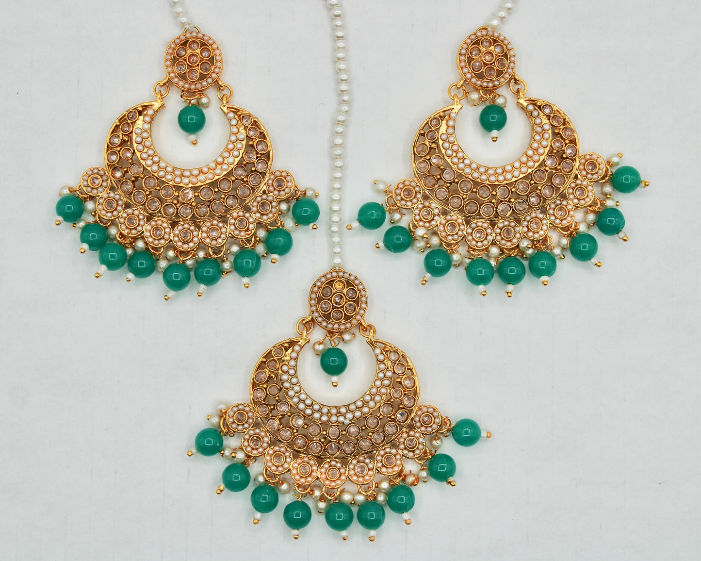 Traditional Chaand Bali Teeka Set - E3133