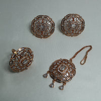 Cubic Zirconia Teeka Set - E835