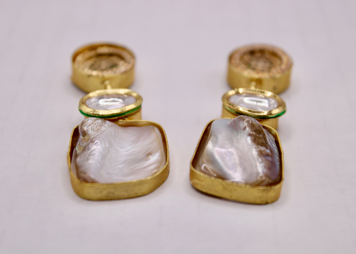 Kundan Uncut Earrings - E7073
