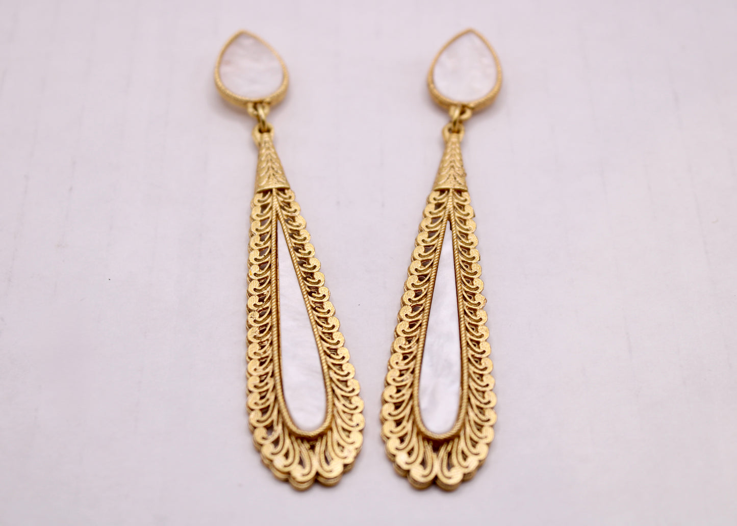 Matte Faux Opal Earrings - E7071