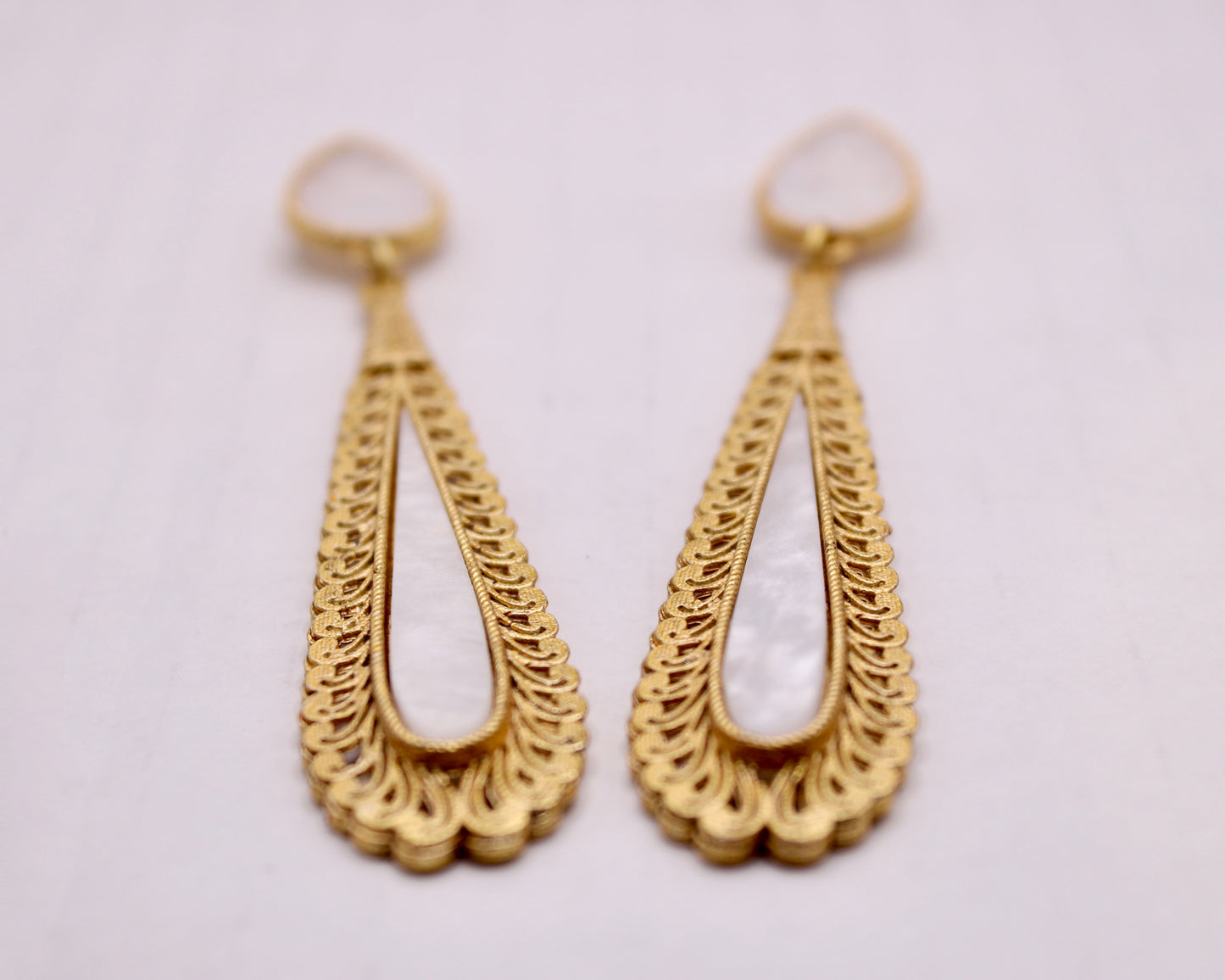 Matte Faux Opal Earrings - E7071