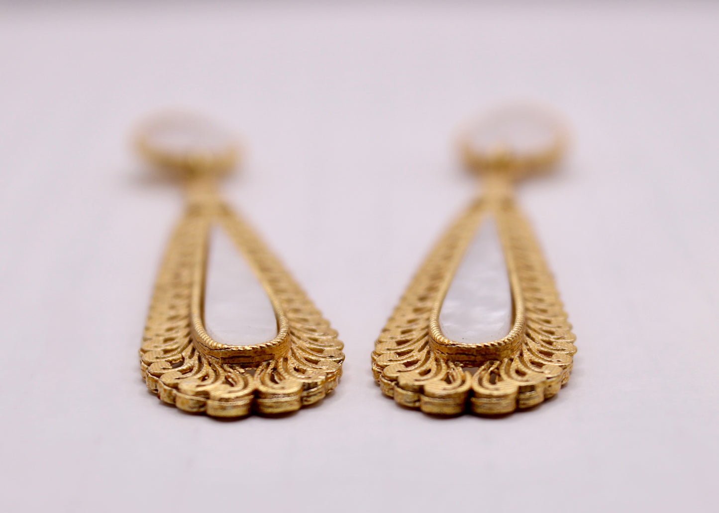 Matte Faux Opal Earrings - E7071