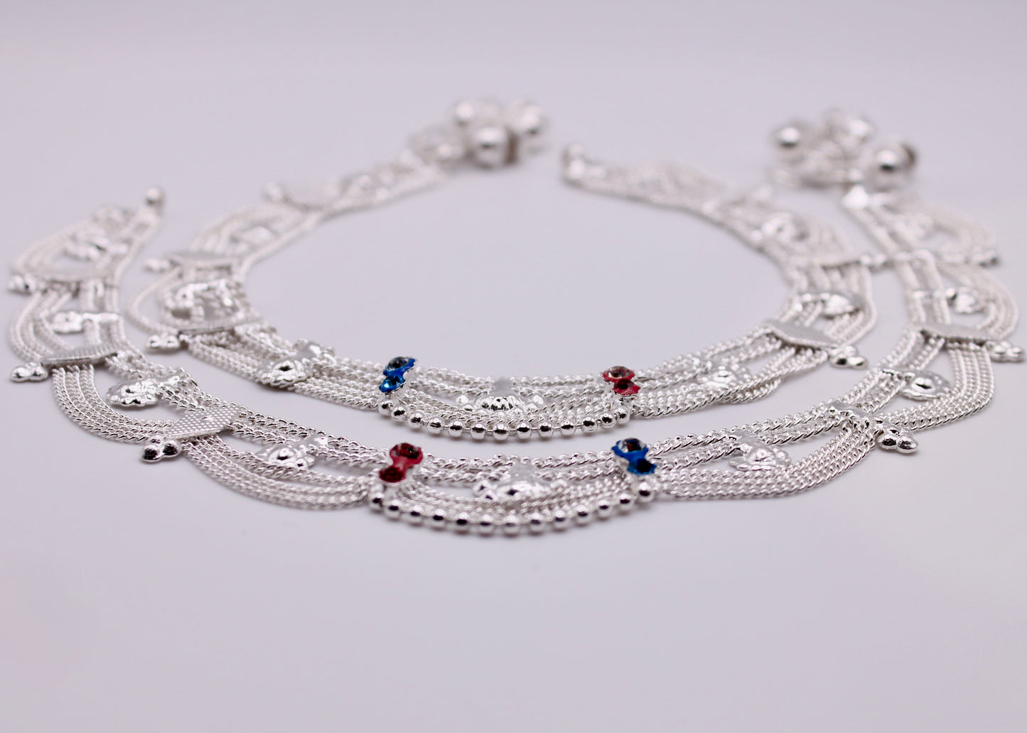 Traditional Indian Layered Anklet - E7067