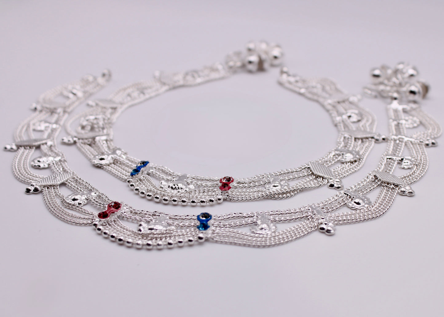 Traditional Indian Layered Anklet - E7067