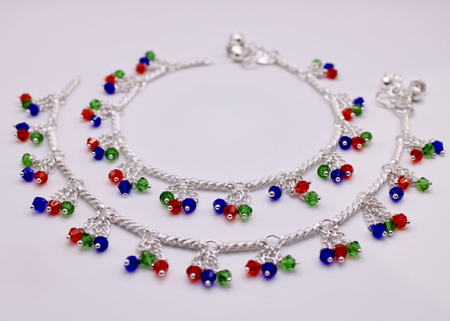 Faux Crystal Anklets - E7063