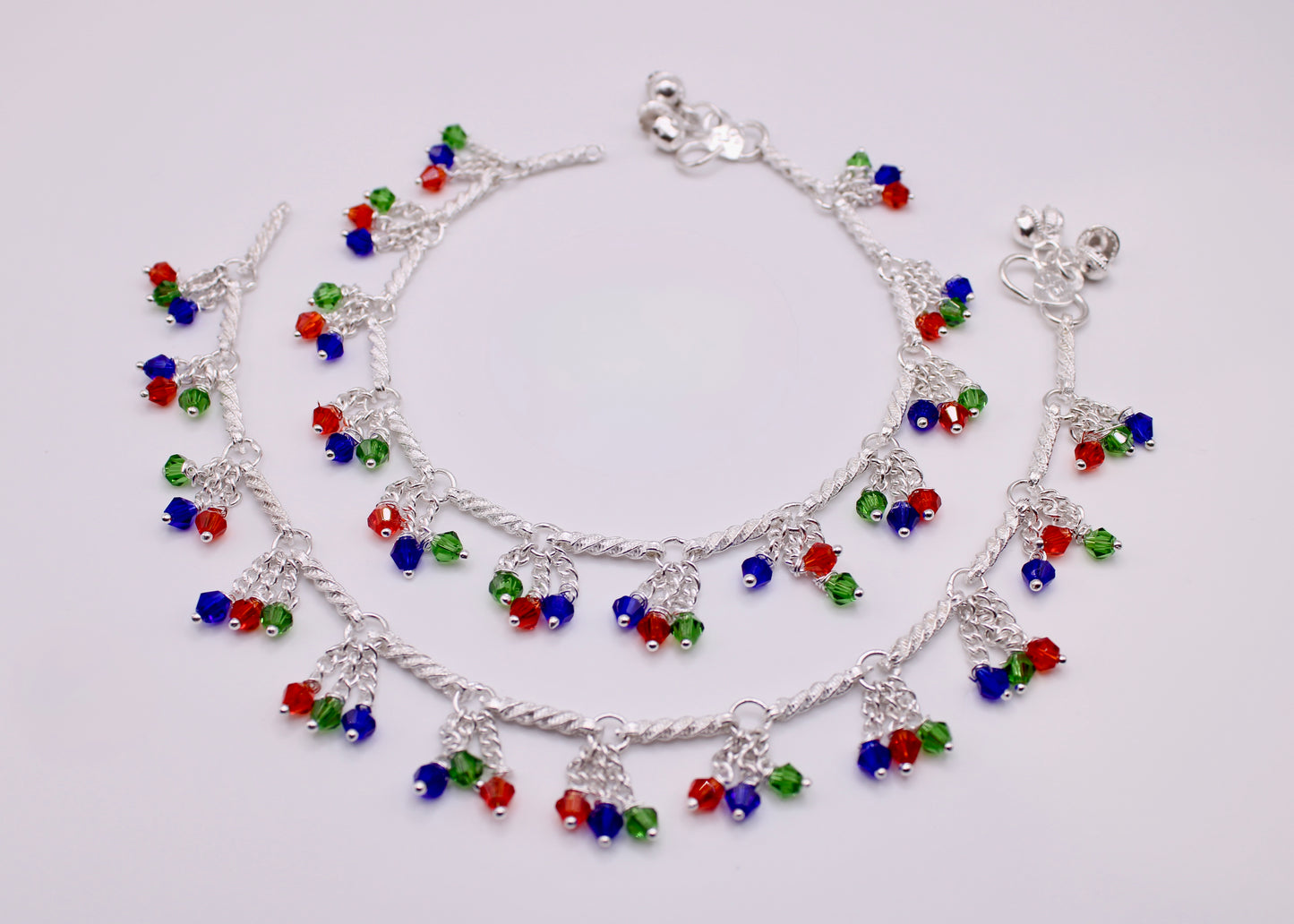 Faux Crystal Anklets - E7063
