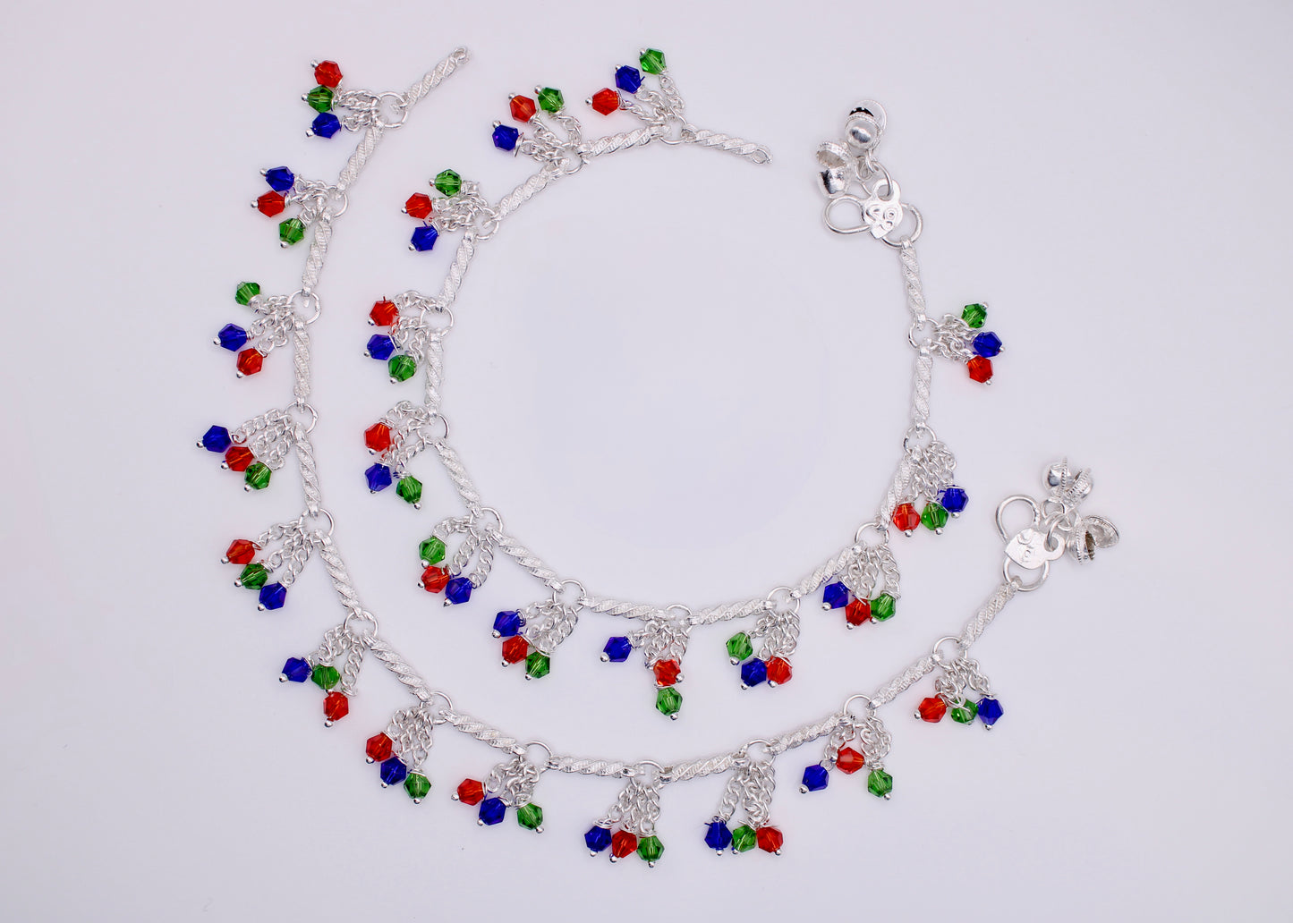 Faux Crystal Anklets - E7063
