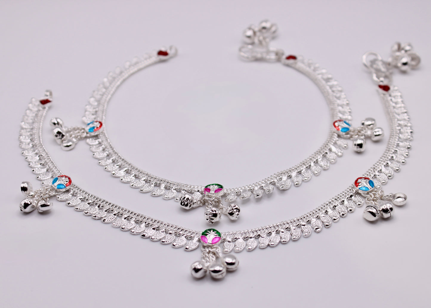 Hand-Painted Ghungroo Anklet - E7060
