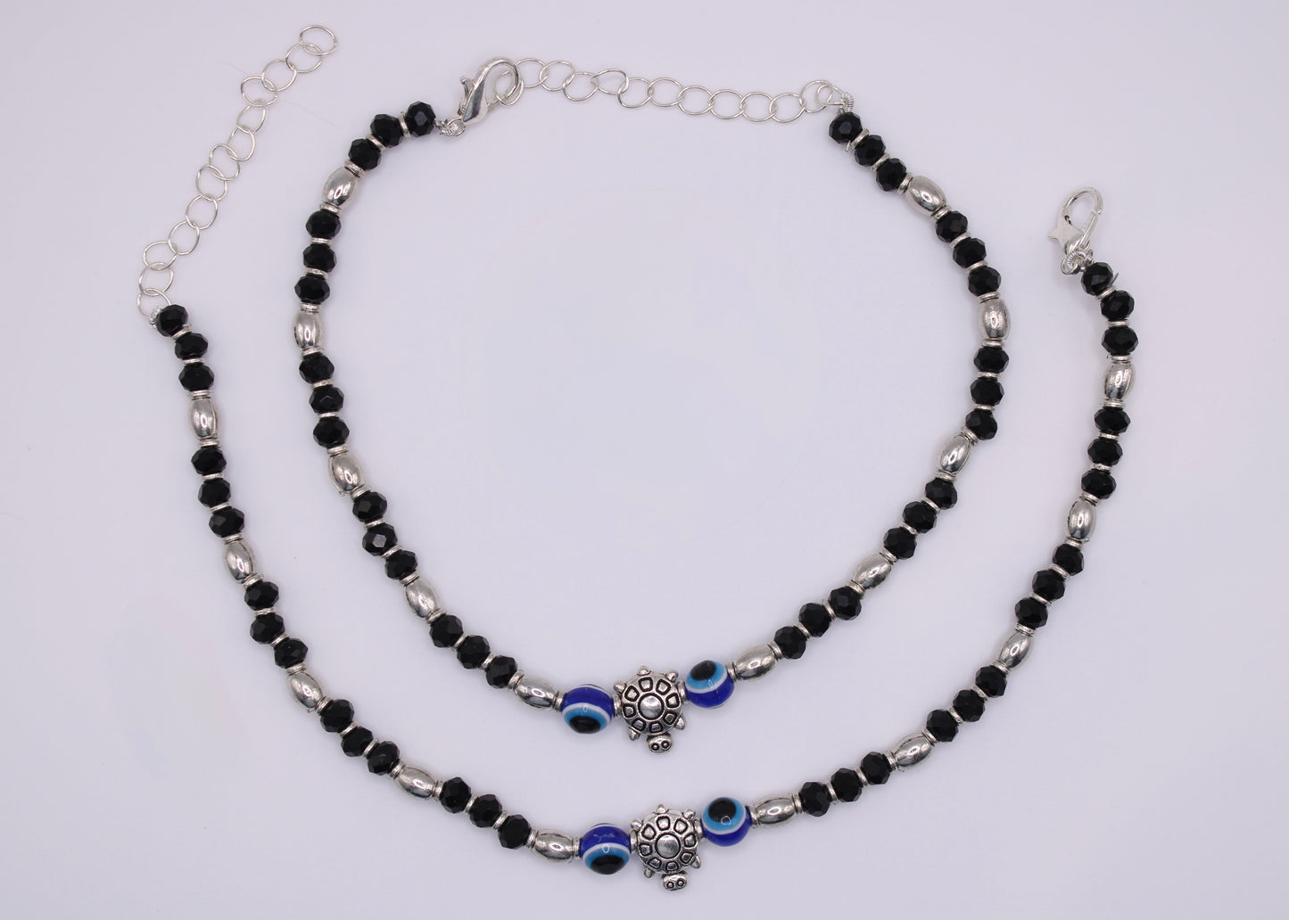 Eye Motif Crystal Anklet - E7055