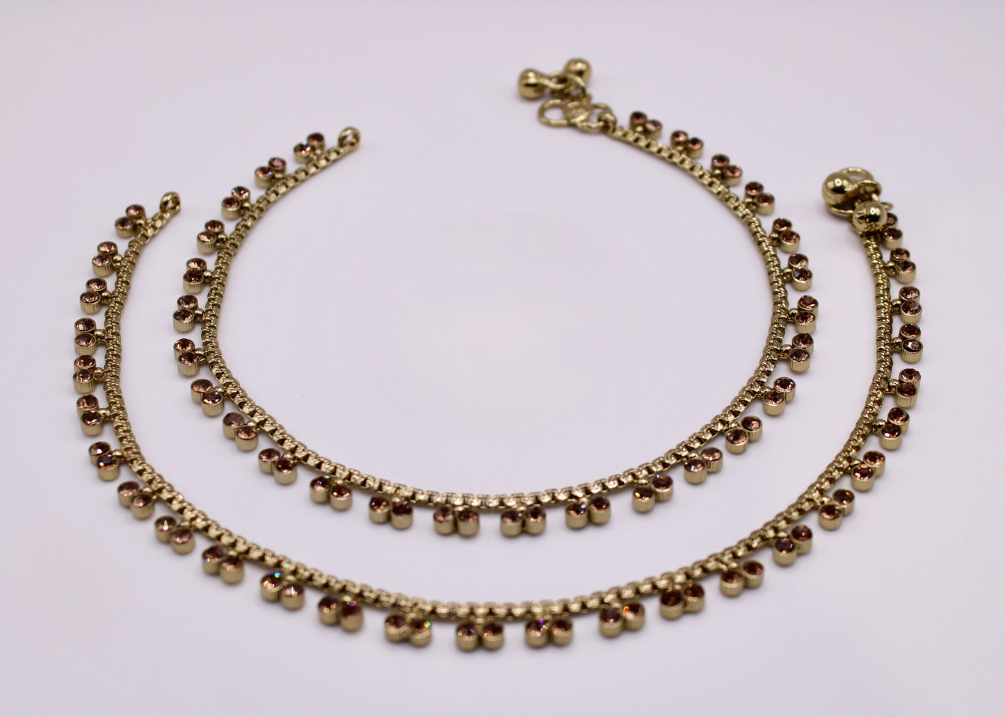 Cubic Zirconia Anklet - E7052