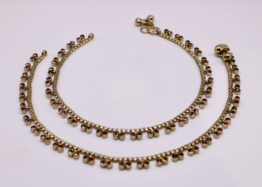 Cubic Zirconia Anklet - E7052