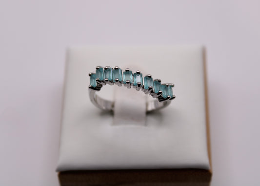 Cubic Zirconia Curved Band Ring - E7037