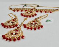 Sheesha Kundan Choker Necklace Set - E1407