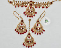 Sheesha Kundan Choker Necklace Set - E1407