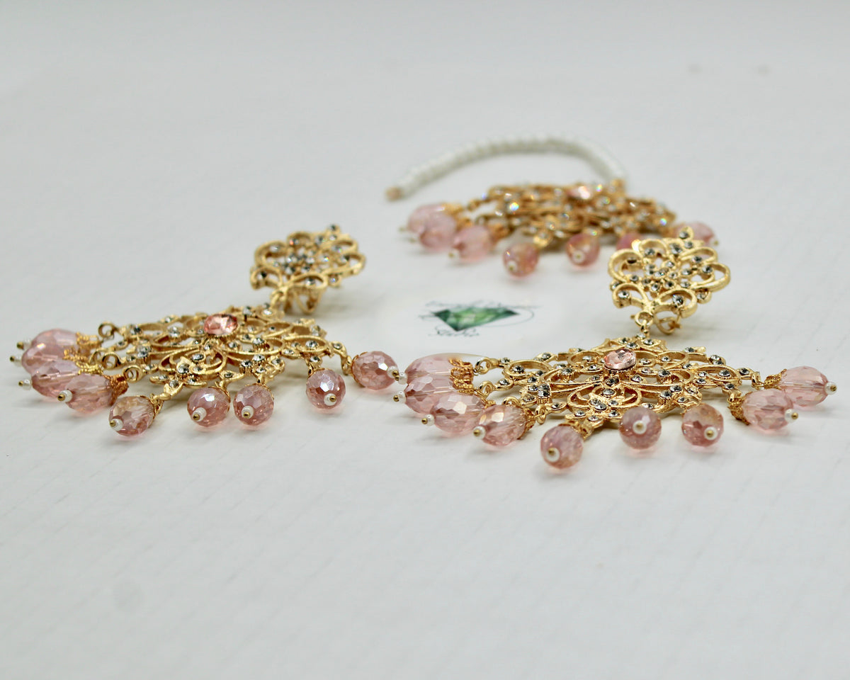 Chandelier Styled Earring and Teeka Set - E1359