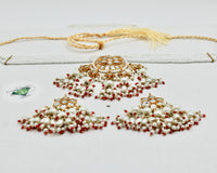 Sheehsa Kundan Choker Necklace Set - E1360