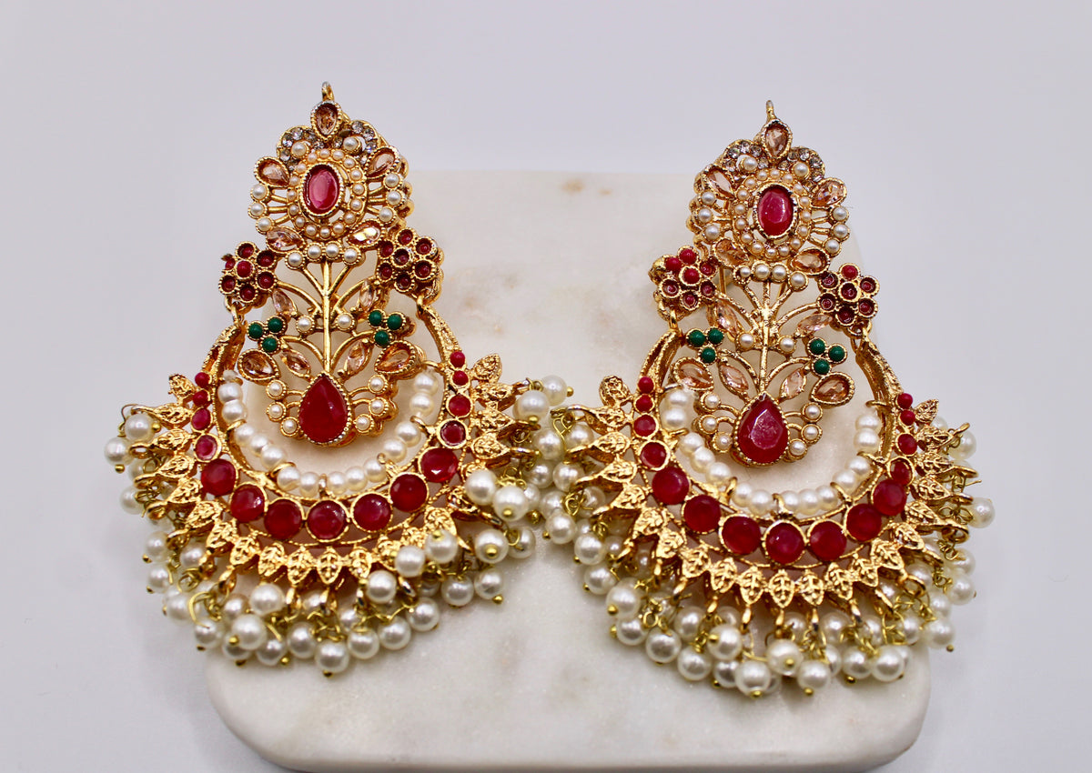 Earrings with Semi-Precious Stones - E228