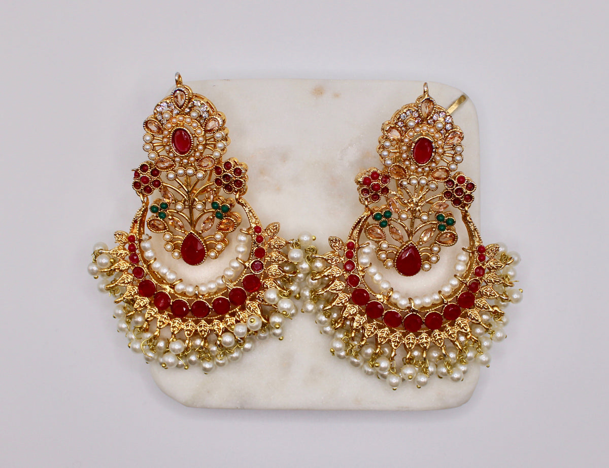 Earrings with Semi-Precious Stones - E228