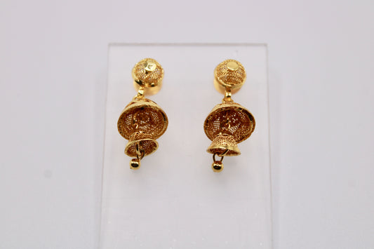 Gold-Tone Jhumkis - E1239