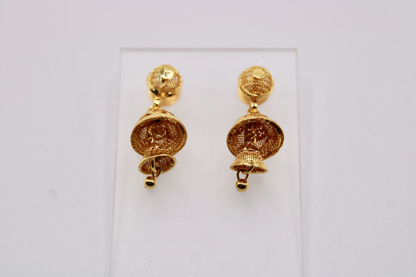 Gold-Tone Jhumkis - E1239