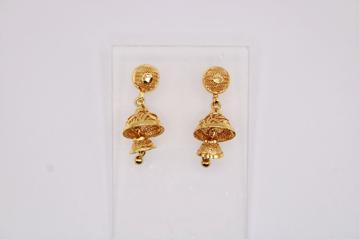 Gold-Tone Jhumkis - E1239