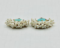 Gold Plated Semi-Precious Studs - E2501